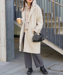 Social GIRL | シープ調ボアチェスターコート(チェスターコート)