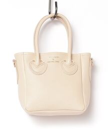YOUNG&OLSEN The DRYGOODS STORE（ヤングアンドオルセン）の「【YOUNG & OLSEN The DRYGOODS STORE】/EMBOSSED LEATHER D TOTE XS（ハンドバッグ）」