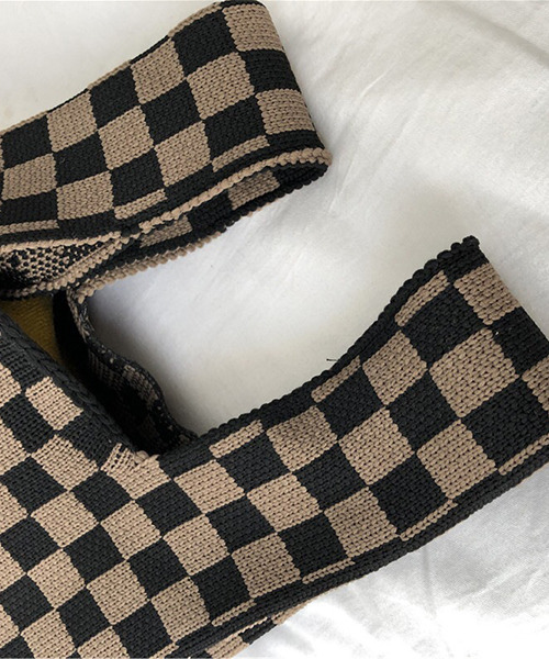 c.u.l（シーユーエル）の「ニットトートバック cula481（ハンドバッグ・レディース・ブラック/ピンク系その他/ブラック系その他/ブラウン系その他/オレンジ・FREE）」の9枚目の写真