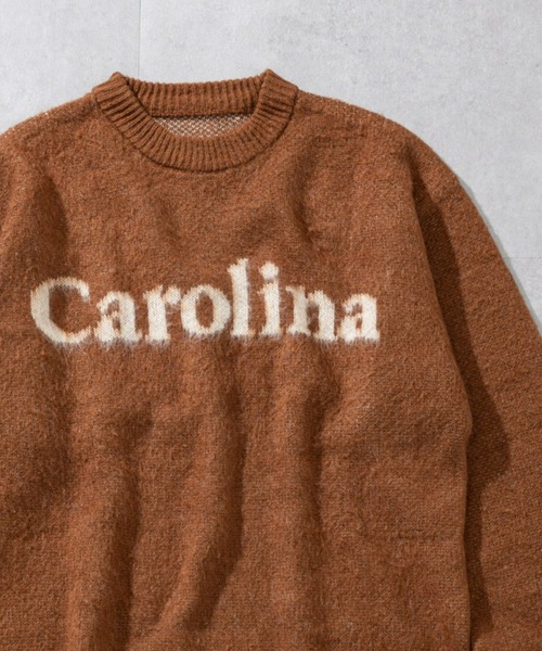 CIAOPANIC TYPY（チャオパニックティピー）の「ダブルジャガードロゴシャギーニットクルーネック（ニット/セーター・メンズ・ブラウン/グレー/ブルー/ブラック/イエロー/ホワイト・M/L）」の21枚目の写真