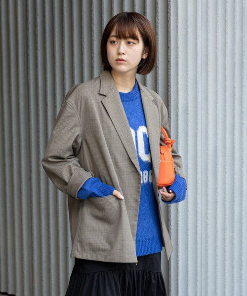 CIAOPANIC TYPY（チャオパニックティピー）の「ダブルジャガードロゴシャギーニットクルーネック（ニット/セーター・メンズ・ブラウン/グレー/ブルー/ブラック/イエロー/ホワイト・M/L）」の11枚目の写真