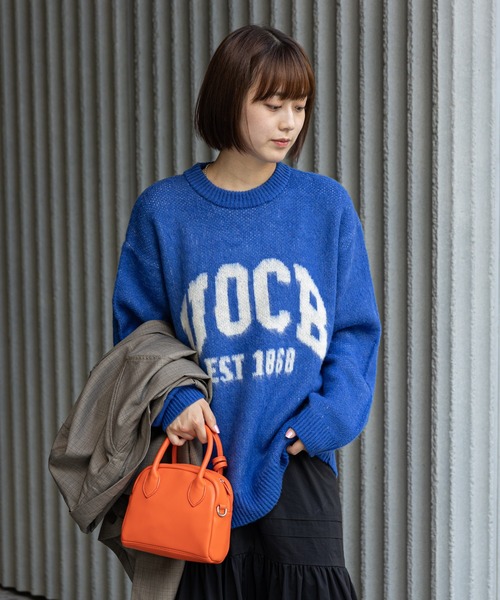 CIAOPANIC TYPY（チャオパニックティピー）の「ダブルジャガードロゴシャギーニットクルーネック（ニット/セーター・メンズ・ブラウン/グレー/ブルー/ブラック/イエロー/ホワイト・M/L）」の10枚目の写真