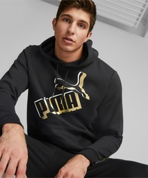 PUMA（プーマ）の「PUMA プーマ メンズ ESS+ ビッグロゴ フォイル フーディー スウェット（スウェット・メンズ）」