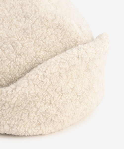 Bshop（ビショップ）の「cableami | リサイクルウール ニットキャップ（キャップ・レディース・ネイビー/ホワイト系その他・MEDIUM）」の8枚目の写真