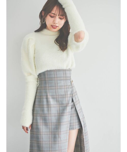 dazzlin（ダズリン）の「パンツセットスリットロングスカート（スカート・レディース・アイボリー/その他1/ブルー・SMALL/MEDIUM）」の7枚目の写真