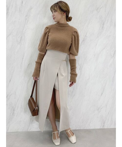 dazzlin（ダズリン）の「パンツセットスリットロングスカート（スカート・レディース・アイボリー/その他1/ブルー・SMALL/MEDIUM）」の11枚目の写真