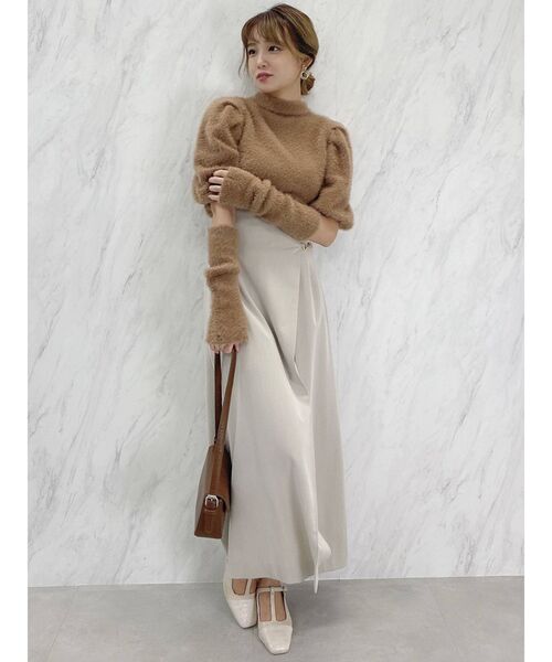 dazzlin（ダズリン）の「パンツセットスリットロングスカート（スカート・レディース・アイボリー/その他1/ブルー・SMALL/MEDIUM）」の14枚目の写真