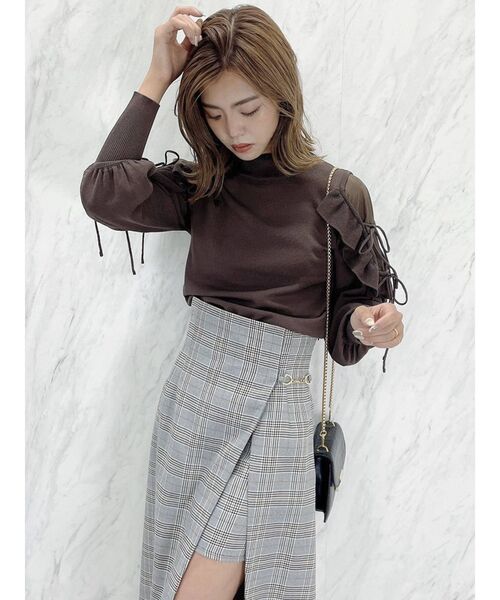 dazzlin（ダズリン）の「パンツセットスリットロングスカート（スカート・レディース・アイボリー/その他1/ブルー・SMALL/MEDIUM）」の19枚目の写真