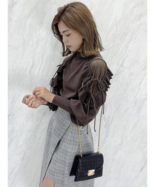 dazzlin（ダズリン）の「パンツセットスリットロングスカート（スカート・レディース・アイボリー/その他1/ブルー・SMALL/MEDIUM）」の20枚目の写真