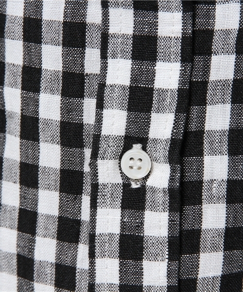 CIAOPANIC（チャオパニック）の「【Ciaopanic】　フレンチリネンチェックSH（シャツ/ブラウス・レディース・ホワイト/その他20・FREE）」の11枚目の写真
