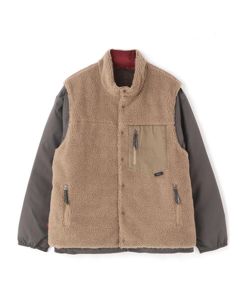 TAION（タイオン）の「MANASTASH x TAION / マナスタッシュ×タイオン　12 WAY DOWN JACKET　12ウェイダウンジャケット（ダウンジャケット/コート・メンズ・ベージュ/ナチュラル/ブラック・L/M/XL/2XL）」の8枚目の写真