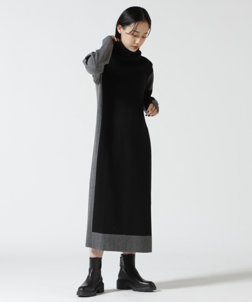 EN'DAY(エンディ)の「EN'DAY(エンディ) 前後2WAYセットワンピース(ワンピース・レディース・ブラック/レッド・F)」の2枚目の写真