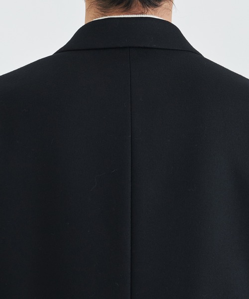 ATTACHMENT（アタッチメント）の「【ATTACHMENT / アタッチメント】AC22-035 MELTON SINGLE COAT / メルトンシングルコート（チェスターコート・メンズ・ブラック/ダークグレー/カーキ・2/1/3）」の8枚目の写真