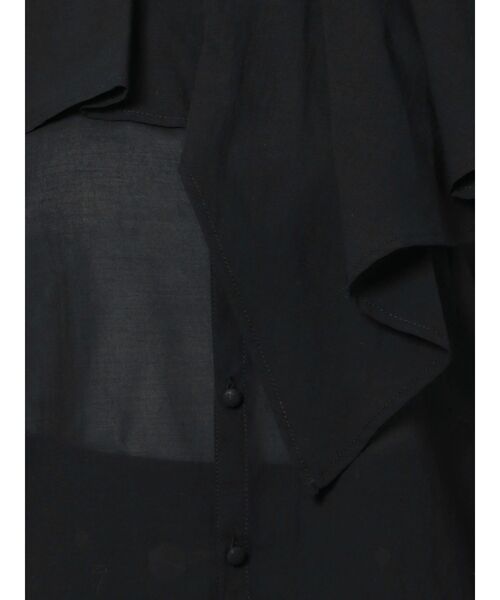 LAGUNAMOON(ラグナムーン)の「アシンメトリーカラーブラウス(シャツ/ブラウス・レディース・アイボリー/ブラック/パープル・FREE)」の12枚目の写真