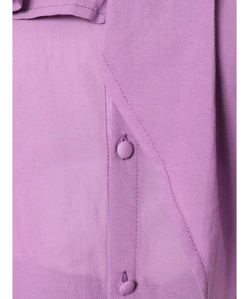 LAGUNAMOON(ラグナムーン)の「アシンメトリーカラーブラウス(シャツ/ブラウス・レディース・アイボリー/ブラック/パープル・FREE)」の13枚目の写真