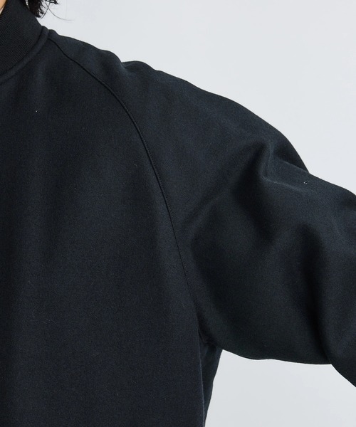 ATON】SUPER 160S LETTERMAN JACKET（ブルゾン）｜ATON（エイトン）の