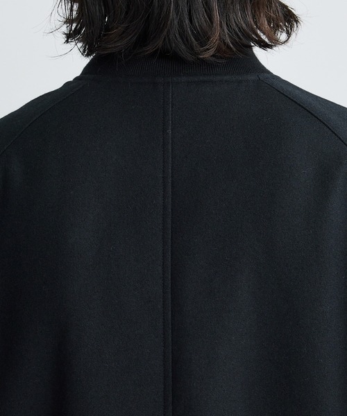 ATON】SUPER 160S LETTERMAN JACKET（ブルゾン）｜ATON