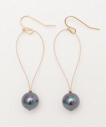 【Kahiko】LEIGHTON LAM パールフープピアス