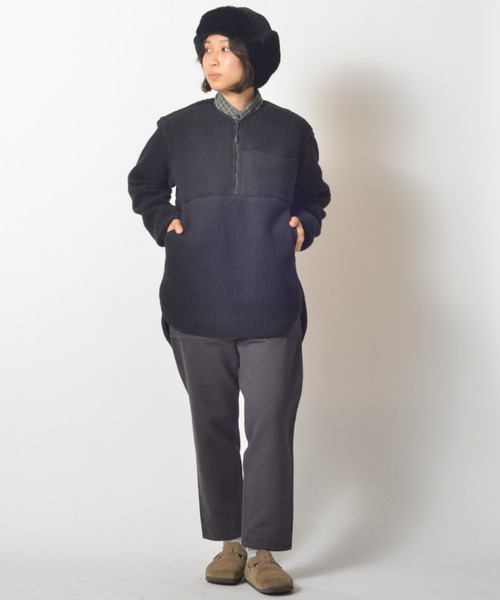 Snow Peak（スノーピーク）の「Thermal Boa Fleece Pullover（その他トップス・メンズ・ブラック/ベージュ/グリーン・LARGE/MEDIUM/SMALL/1/X-LARGE）」の7枚目の写真