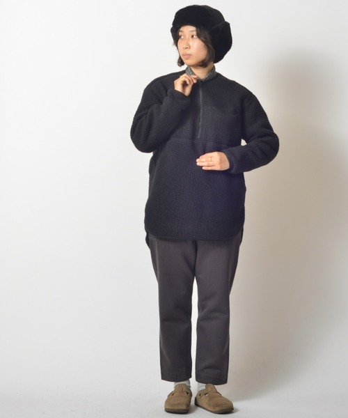 Snow Peak（スノーピーク）の「Thermal Boa Fleece Pullover（その他トップス・メンズ・ブラック/ベージュ/グリーン・LARGE/MEDIUM/SMALL/1/X-LARGE）」の10枚目の写真