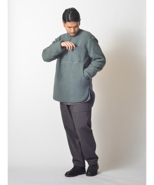 Snow Peak（スノーピーク）の「Thermal Boa Fleece Pullover（その他トップス・メンズ・ブラック/ベージュ/グリーン・LARGE/MEDIUM/SMALL/1/X-LARGE）」の14枚目の写真