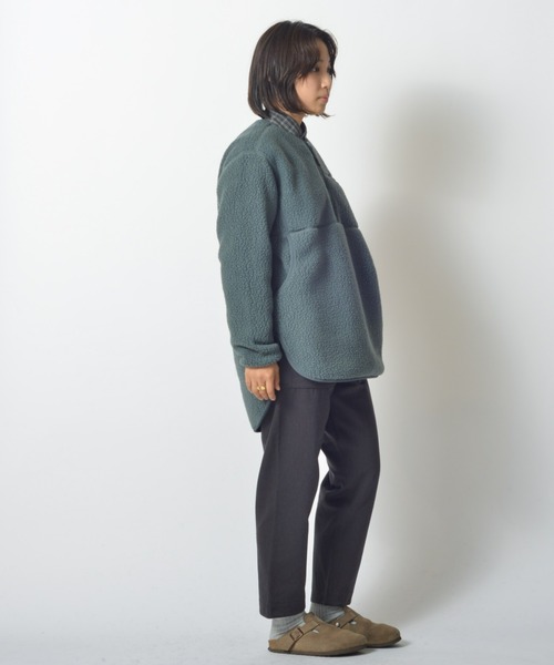 Snow Peak（スノーピーク）の「Thermal Boa Fleece Pullover（その他トップス・メンズ・ブラック/ベージュ/グリーン・LARGE/MEDIUM/SMALL/1/X-LARGE）」の19枚目の写真