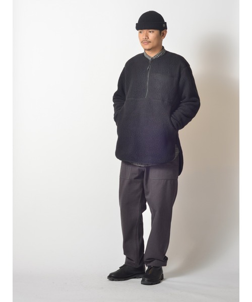 Snow Peak（スノーピーク）の「Thermal Boa Fleece Pullover（その他トップス・メンズ・ブラック/ベージュ/グリーン・LARGE/MEDIUM/SMALL/1/X-LARGE）」の22枚目の写真