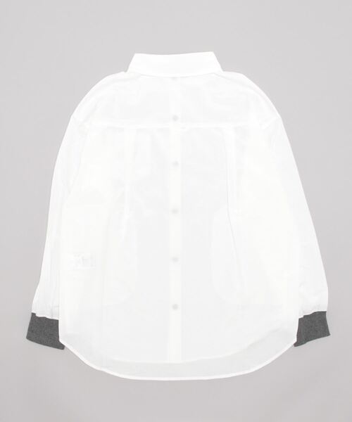 KRIFF MAYER Lady's Collection(クリフメイヤーレディースコレクション)の「オーバーサイズハッピーシャツ(シャツ/ブラウス・レディース・サックスブルー/オフホワイト/カラフル/その他5/ネイビー・MEDIUM/LARGE)」の6枚目の写真
