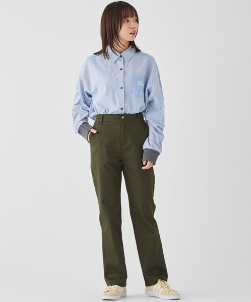KRIFF MAYER Lady's Collection(クリフメイヤーレディースコレクション)の「オーバーサイズハッピーシャツ(シャツ/ブラウス・レディース・サックスブルー/オフホワイト/カラフル/その他5/ネイビー・MEDIUM/LARGE)」の12枚目の写真