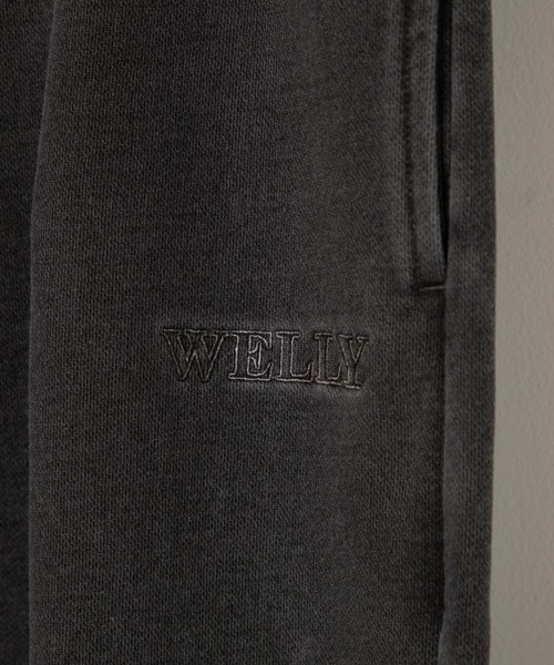 WEGO(ウィゴー)の「WEGO/ピグメントロゴスウェットパンツ(スウェットパンツ・メンズ・キナリ/カーキ/スミクロ/ブラウン/ブルー・MEDIUM/LARGE/SMALL)」の10枚目の写真