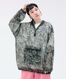 リサイクルポリエステルメッシュアウター PRINT ECO MESH ANORAK