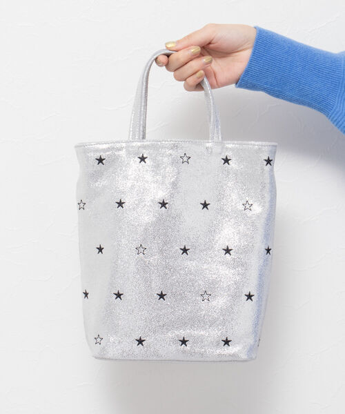 NOLLEY’S(ノーリーズ)の「★刺繍トート(トートバッグ・レディース・ブラック/シルバー・FREE)」の9枚目の写真