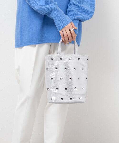 NOLLEY’S(ノーリーズ)の「★刺繍トート(トートバッグ・レディース・ブラック/シルバー・FREE)」の10枚目の写真