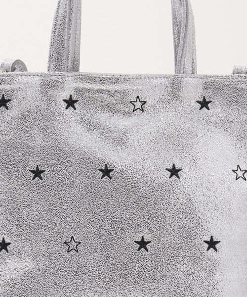 NOLLEY’S(ノーリーズ)の「★刺繍トート(トートバッグ・レディース・ブラック/シルバー・FREE)」の7枚目の写真