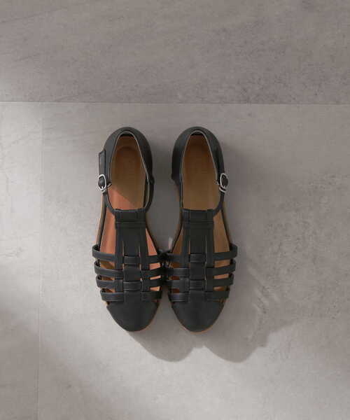 N.（N. Natural Beauty Basic）（エヌエヌナチュラルビューティーベーシック）の「◆グルカサンダル（サンダル・レディース・ホワイト/ブラック・23.5/24.5）」の9枚目の写真