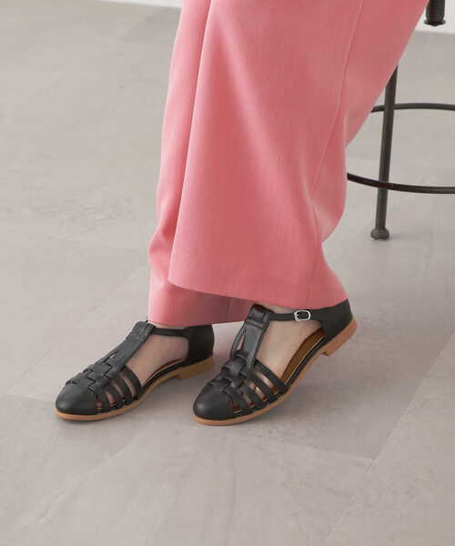 N.（N. Natural Beauty Basic）（エヌエヌナチュラルビューティーベーシック）の「◆グルカサンダル（サンダル・レディース・ホワイト/ブラック・23.5/24.5）」の10枚目の写真