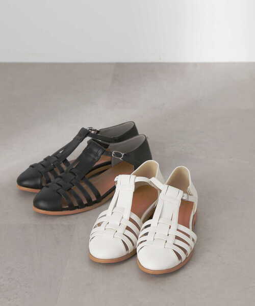 N.（N. Natural Beauty Basic）（エヌエヌナチュラルビューティーベーシック）の「◆グルカサンダル（サンダル・レディース・ホワイト/ブラック・23.5/24.5）」の19枚目の写真