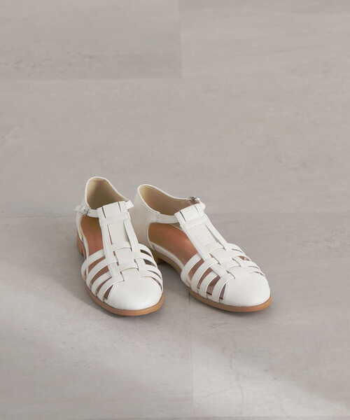 N.（N. Natural Beauty Basic）（エヌエヌナチュラルビューティーベーシック）の「◆グルカサンダル（サンダル・レディース・ホワイト/ブラック・23.5/24.5）」の20枚目の写真