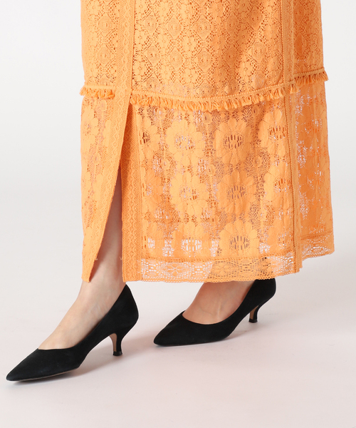 IENA LA BOUCLE クレープドットエスカルゴスカート　36 IENA LA BOUCLE（イエナラブークル）の「IENA LA BOUCLE cotton