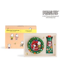 L'OCCITANE（ロクシタン）の「SNOOPY フルーティフィグ スノーシア ボディ&ハンドクリームセット（ボディケアキット/ギフトセット・キッズ）」