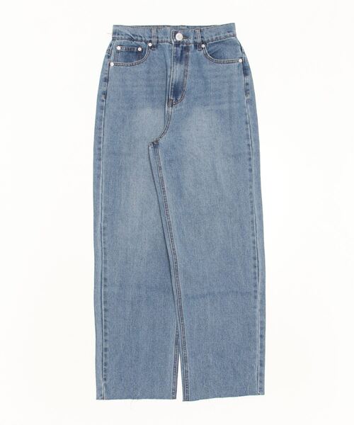 Per sist ence（パーシエンス）の「11ozデニムハイウエストパンツ（デニムパンツ・レディース・オフホワイト/ブルー/ブラック/インディゴブルー/ブラック系・MEDIUM/SMALL）」の5枚目の写真