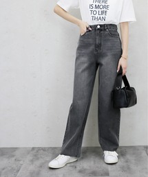 11ozデニムハイウエストパンツ