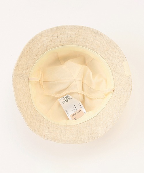 petit main(プティマイン)の「アニマルハット(ニットキャップ/ビーニー・キッズ・ライトグリーン/モカ/キナリ・46cm/48cm)」の10枚目の写真