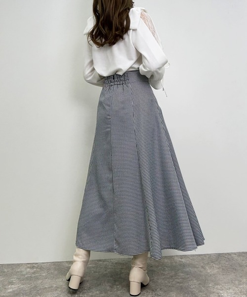INGNI(イング)の「肩リボン袖割れトップス(Tシャツ/カットソー・レディース・ライトピンク/オフホワイト/ブラック・M)」の8枚目の写真