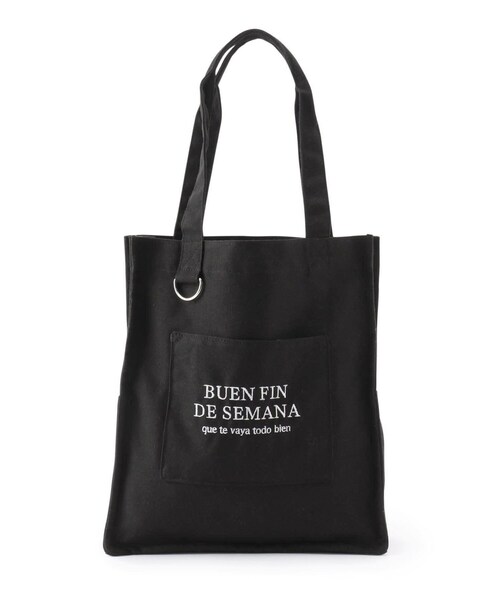 one'sterrace(ワンズテラス)の「◆SE スクエアロゴトート(トートバッグ・レディース・オフホワイト/グレー系/ピンク/ブラック/ライトグリーン・99)」の20枚目の写真