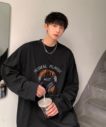 MGV（エムジーヴィー）の「ストリートフロントデザインロングTシャツ（Tシャツ/カットソー）」