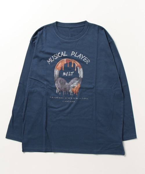 MGV(エムジーヴィー)の「ストリートフロントデザインロングTシャツ(Tシャツ/カットソー・メンズ・ダークグレー/ブラック/ホワイト/ブルー/グリーン/ベージュ・LARGE/MEDIUM/X-LARGE)」の22枚目の写真