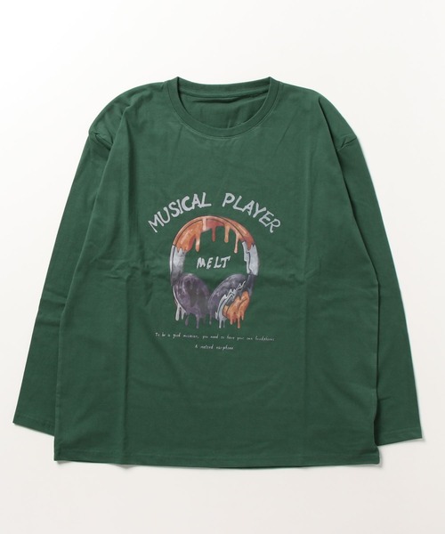 MGV(エムジーヴィー)の「ストリートフロントデザインロングTシャツ(Tシャツ/カットソー・メンズ・ダークグレー/ブラック/ホワイト/ブルー/グリーン/ベージュ・LARGE/MEDIUM/X-LARGE)」の21枚目の写真