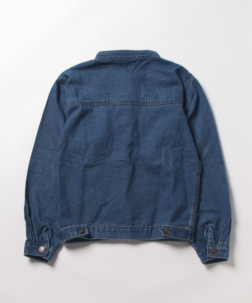 LAUTRE COTE(ロウトレコウト)の「ノーカラーデニムジャケット(デニムジャケット・レディース・ライトブルー/ブルー・LARGE/MEDIUM/SMALL/X-LARGE)」の7枚目の写真