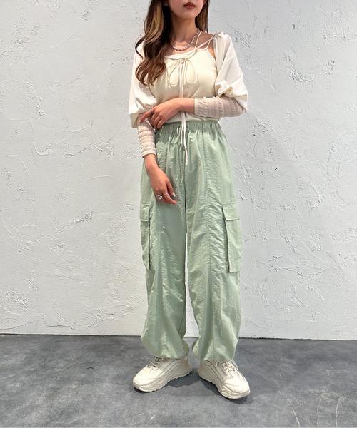 apres jour mignon(アプレジュールミニョン)の「袖切り替えボレロ【ZOZOTOWN限定アイテム】(カーディガン/ボレロ・レディース・ブラック/その他/ブラック系その他/ベージュ系その他/アイボリー・X-LARGE/フリー)」の9枚目の写真